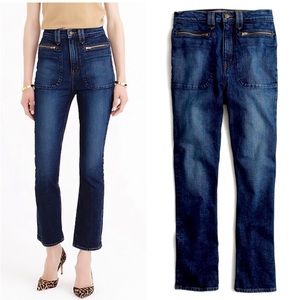 POINT SUR x J. CREW• Cybil High-Rise Cropped Jeans